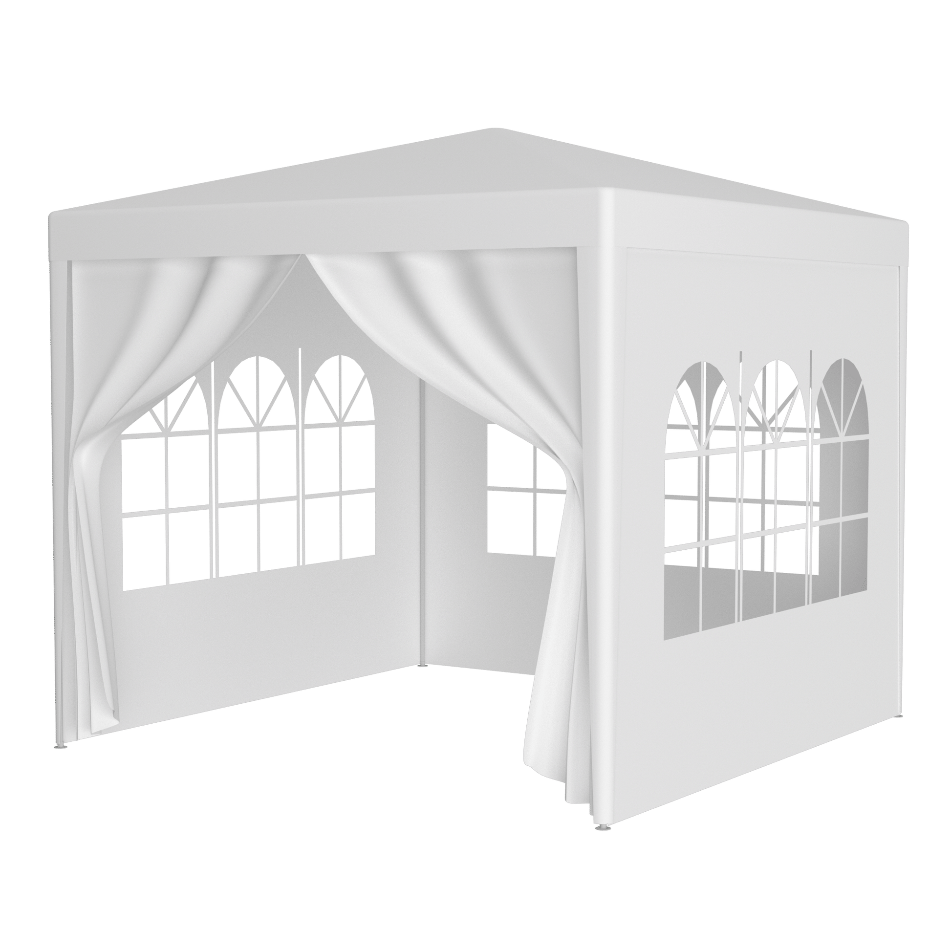 10'x10' Party Tent Outdoor Heavy Duty Gazebo Wedding Canopy + 4 Removable Walls image 1