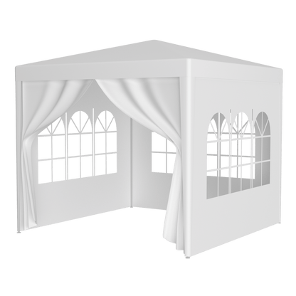10'x10' Party Tent Outdoor Heavy Duty Gazebo Wedding Canopy + 4 Removable Walls image 1