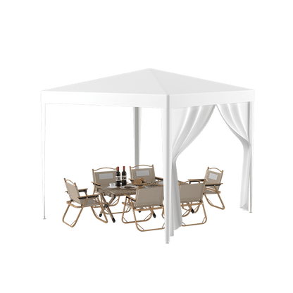 10'x10' Party Tent Outdoor Heavy Duty Gazebo Wedding Canopy + 4 Removable Walls image 18