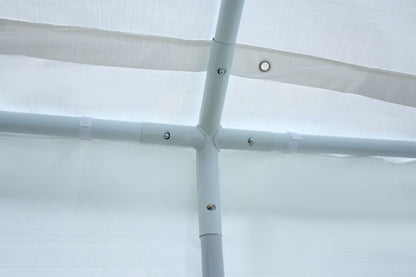 10'x20' Heavy Duty Carport Gazebo, Canopy Garage, Car Shelter with windows image 10