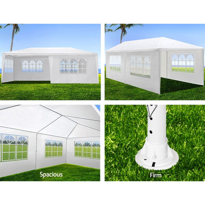 10x20' Wedding Party Canopy Tent Outdoor Gazebo with 6 Removable Sidewalls image 9