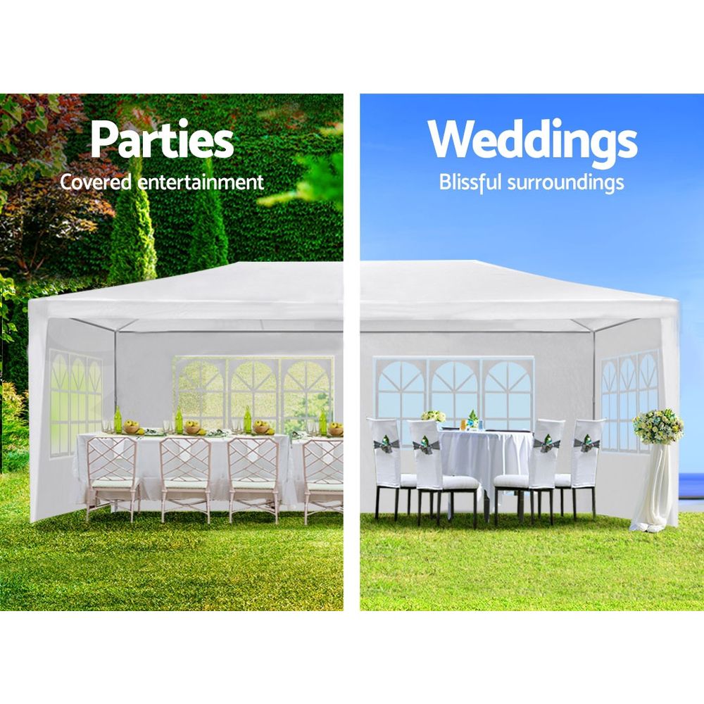 10x20' Wedding Party Canopy Tent Outdoor Gazebo with 6 Removable Sidewalls image 8