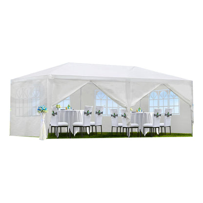 10x20' Wedding Party Canopy Tent Outdoor Gazebo with 6 Removable Sidewalls image 1