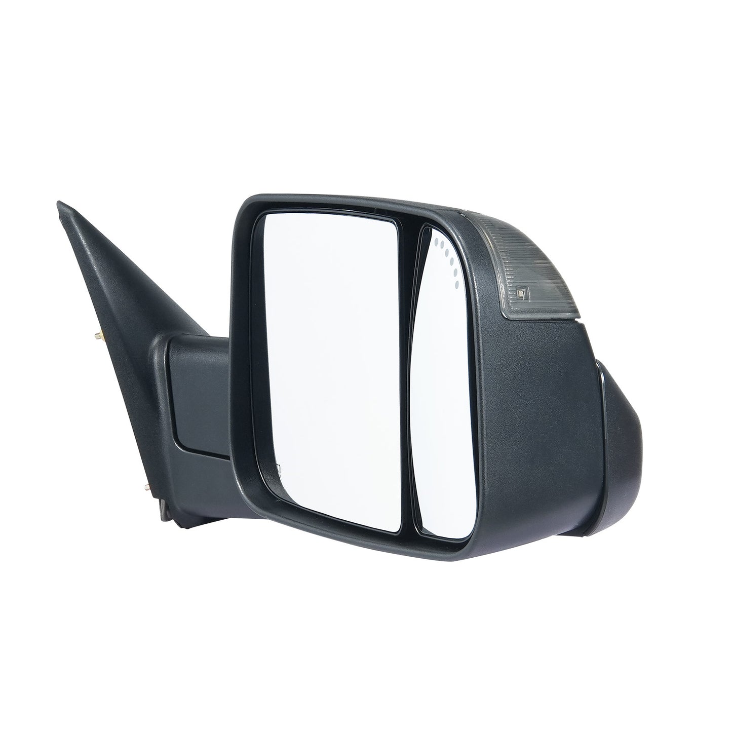 Towing Mirrors Fit for 2009-2018 Dodge Ram 1500, 2010-2018 Ram 2500 3500, Ram Classic 2019-2023 Power Heated with Signal Light & Puddle Light, Manual Controlling Flipping Folding, Black image 9