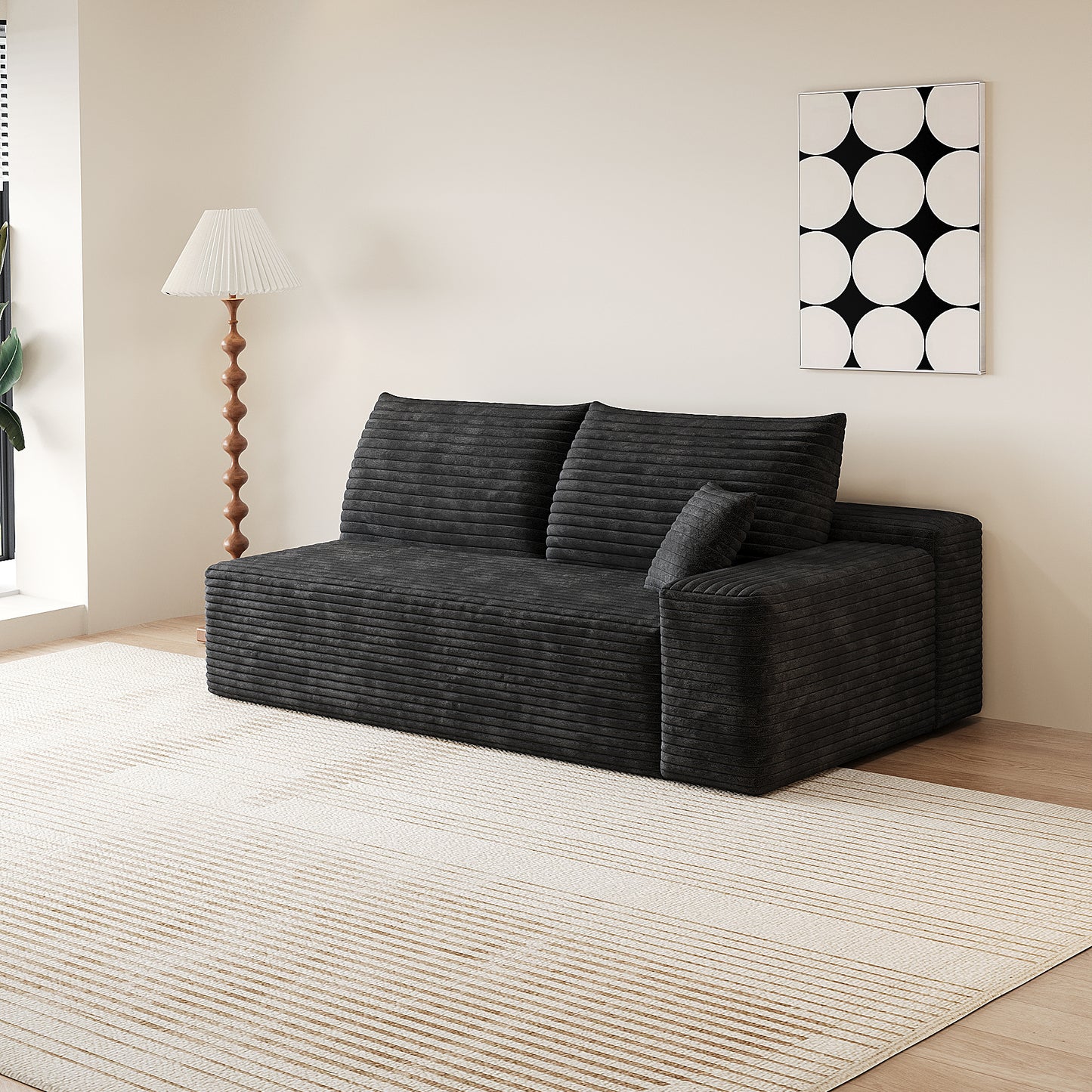 Y159-3SEAT-RIGHT-BLACK image 1