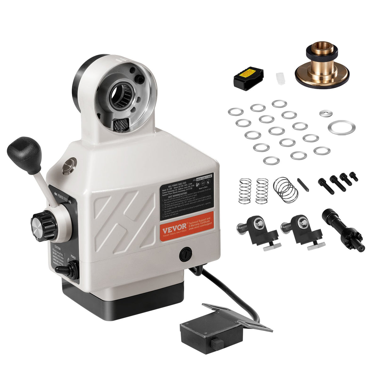 VEVOR Power Feed for Milling Machine, X-Axis & Z-Axis Table  Z Axial / 450 in-lb