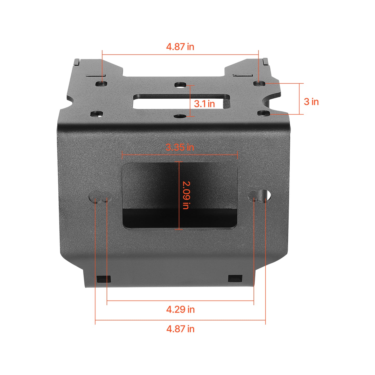 Trailer Hitch Winch Mount for Polaris Sportsman Models (2009 and Newer) image 3