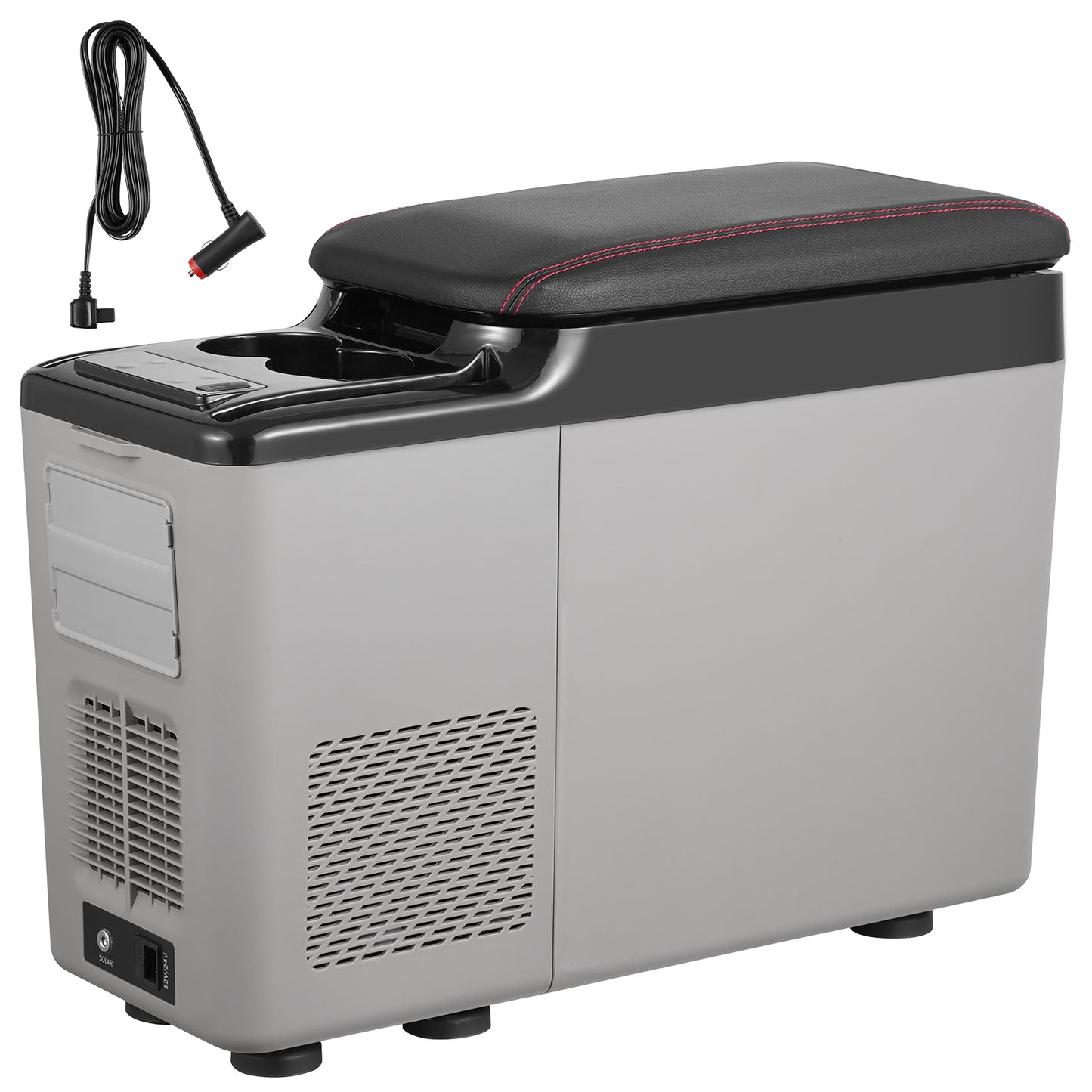 Car Refrigerator, 12 Volt Car Armrest Refrigerator Fridge, 15 L Single Zone Portable Freezer, -4℉-68℉ Adjustable Range, 12/24V DC and 100-240V AC Compressor Cooler for Outdoor, Camping image 1