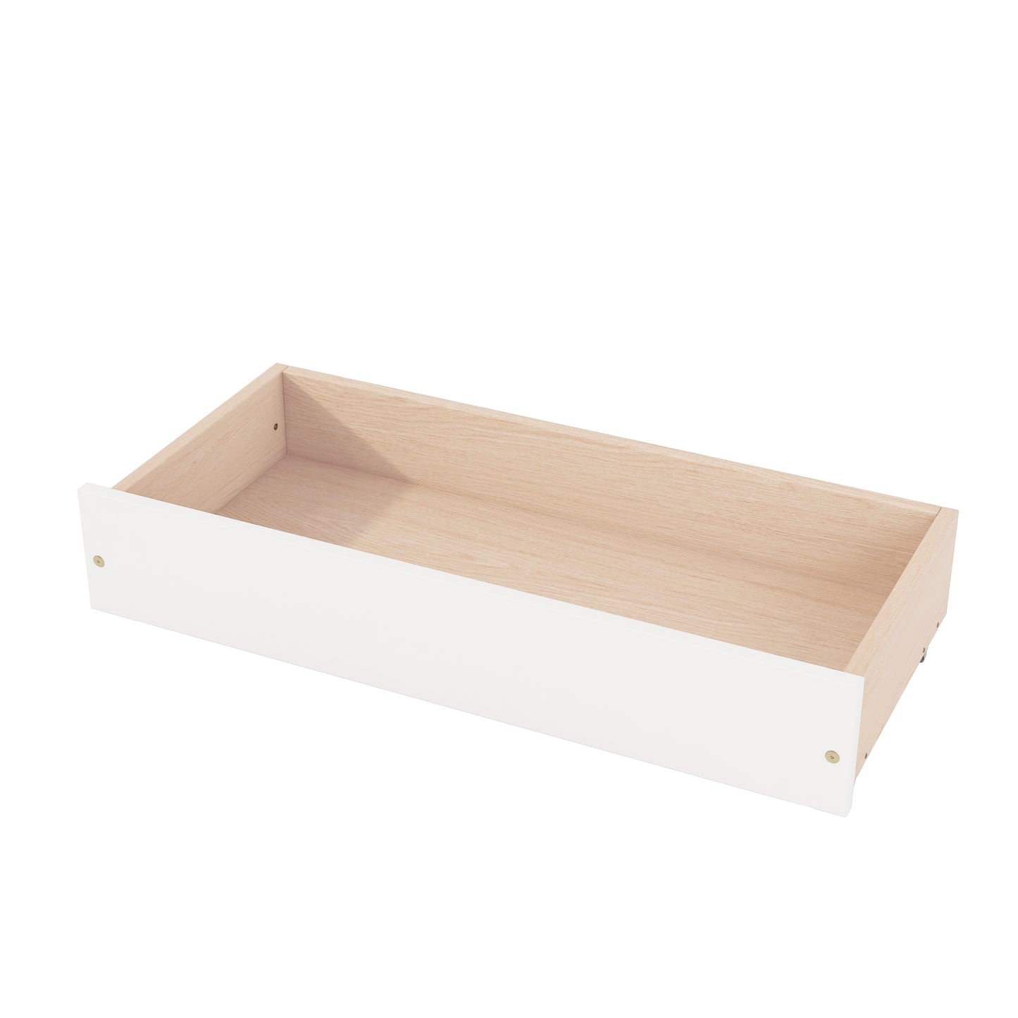 Twin Size Platform Bed with Trundle and Drawers, White(Old Sku:WF298815AAK) image 11