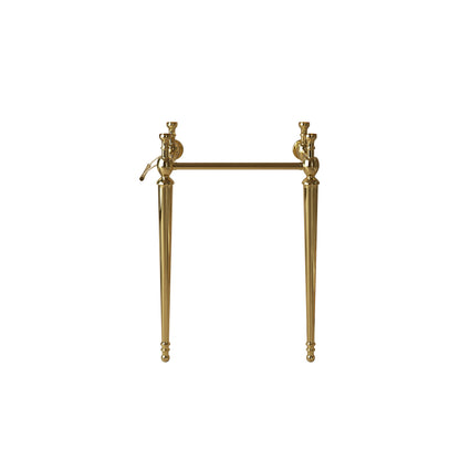 VICI 23" Freestanding Bathroom Vanity Leg Olny, NO basin, Golden Color image 1