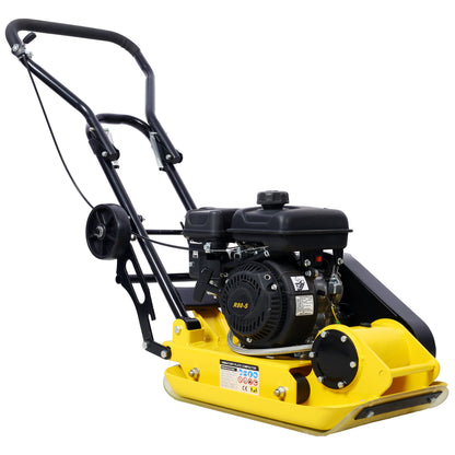 2.5HP Plate Compactor Gas 79.7cc 8200N Force Construction Concrete Tamper Machine Power Paver 19.3 x 12.6" Plate,EPA compliant image 1