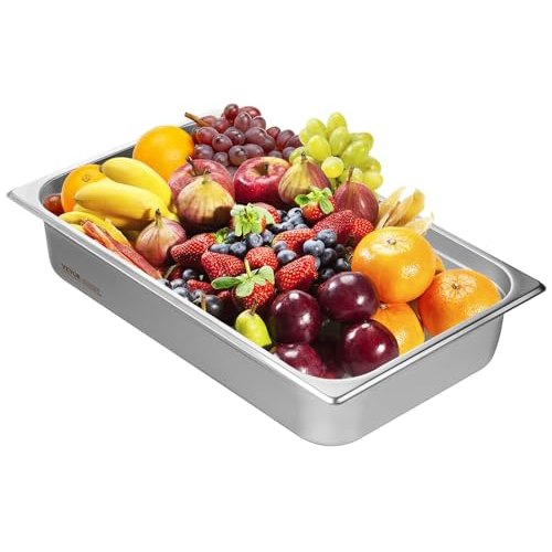 VEVOR full size steam table pan 4 in deep - 1 pan