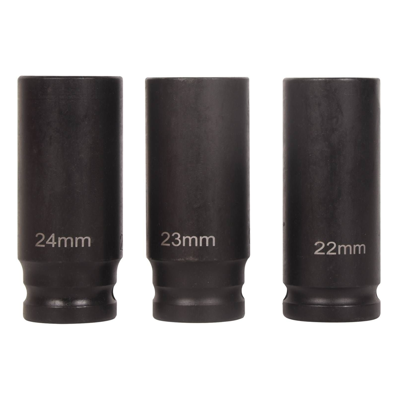 1/2" Drive Deep Impact Socket Set, 20Pcs Socket Set, 3',5',10' Extension Bars,3/8" to 1/2" Universal Joint, for use in a image 6