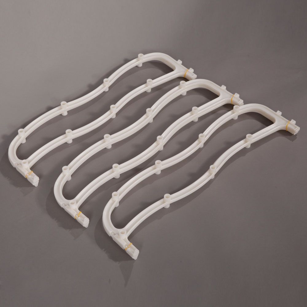 12-layer white wall-mounted shoe rack side view