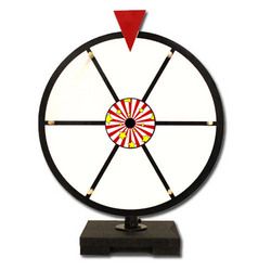 12" White Dry Erase Prize Wheel image 1