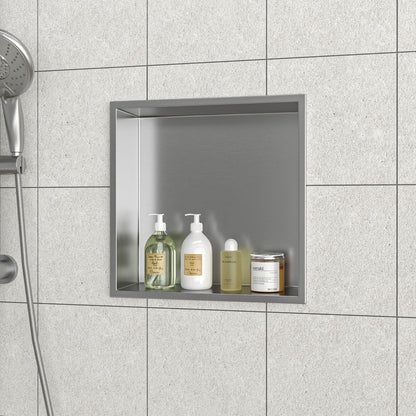 12" x 12" Stainless Steel Shower Niche, Brushed Nickel image 3