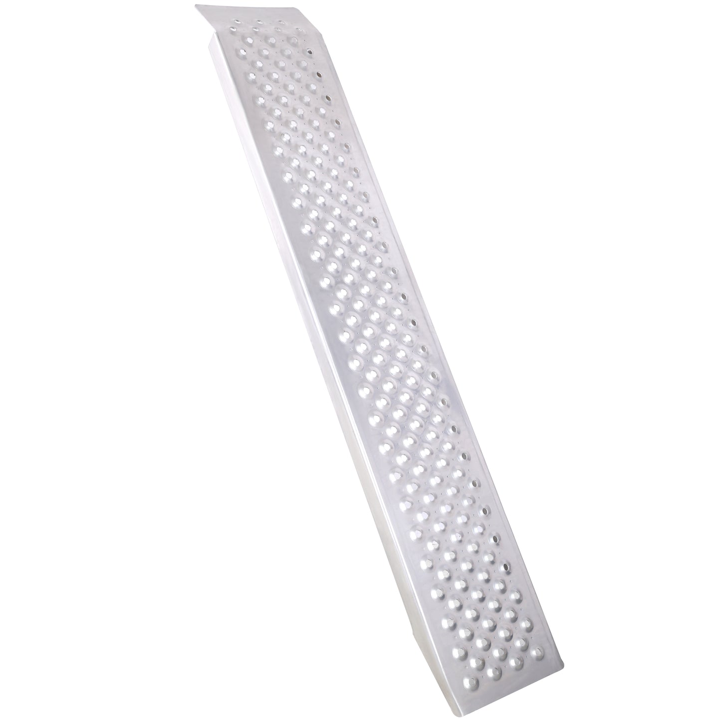 4FT Aluminum Shed Ramps 2PC, Outdoor Loading Ramps for Shed Curb Steps Stairs, Golf Cart Ramps, Four Wheeler Ramps for Hand Truck, Bicycle, Motorcycle, Riding Mower, 880 Lbs Capacity image 3