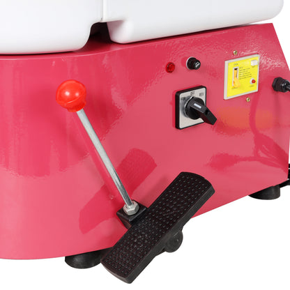 10 Inch Electric Pottery Wheel, Ceramic Clay Machine with Foot Pedal & Detachable Basin, 60-300RPM Adjustable Speed,Complete DIY Pottery Tools for Adults & Beginners, Art Craft Making,Pink Color image 10