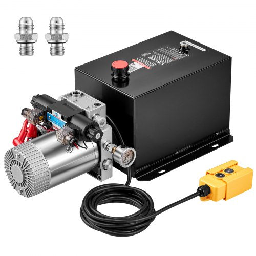VEVOR 12V hydraulic power unit 12 qt Pump - 0.91 GPM