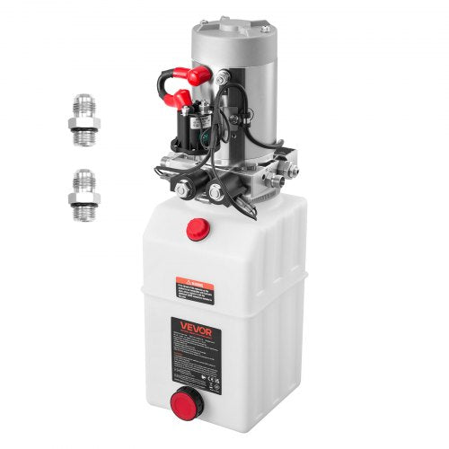 VEVOR Hydraulic Power Unit 6 Quart / Metal