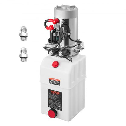 VEVOR Hydraulic Power Unit 6 Quart / Metal