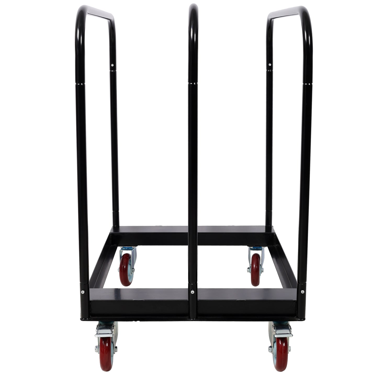 Heavy Duty Drywall Sheet Cart & Panel Dolly 1500lbs load capacity,Panel Service Cart,5 inch Swivel Casters,3 Side Handrails for Factory, Warehouse, Black image 3