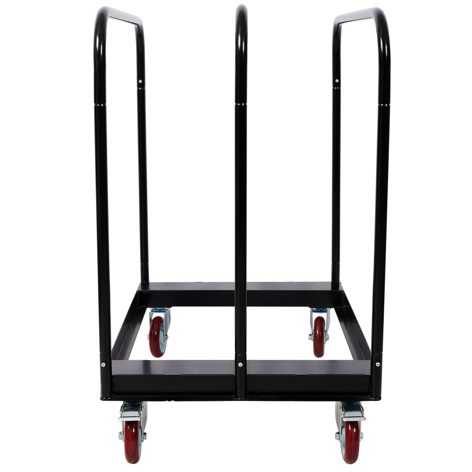 Heavy Duty Drywall Sheet Cart & Panel Dolly 1500lbs load capacity,Panel Service Cart,5 inch Swivel Casters,3 Side Handrails for Factory, Warehouse, Black image 3