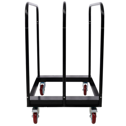 Heavy Duty Drywall Sheet Cart & Panel Dolly 1500lbs load capacity,Panel Service Cart,5 inch Swivel Casters,3 Side Handrails for Factory, Warehouse, Black image 3