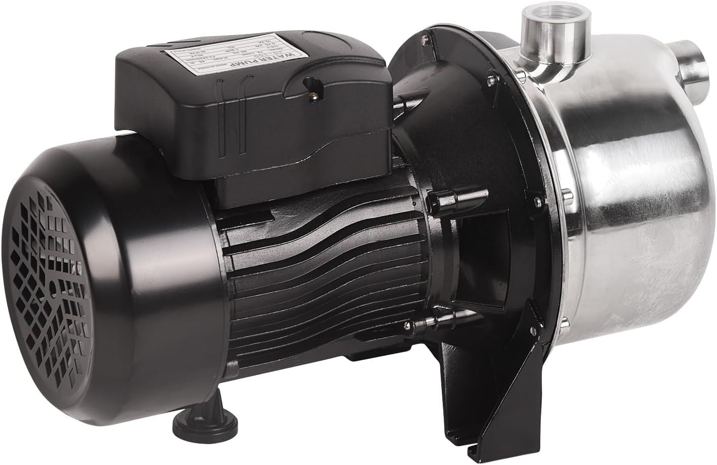 1.2HP Shallow Well Pump,Water Transfer Pump,115V 1209GPH Max. Head 147ft, Stainless Steel Garden Pump, Portable Sprinkle image 1