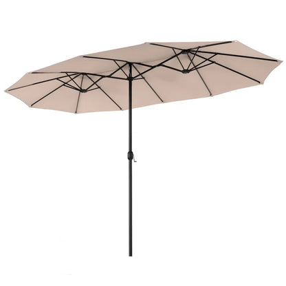 13 ft. Market No Weights Patio Umbrella 2-Side image 2