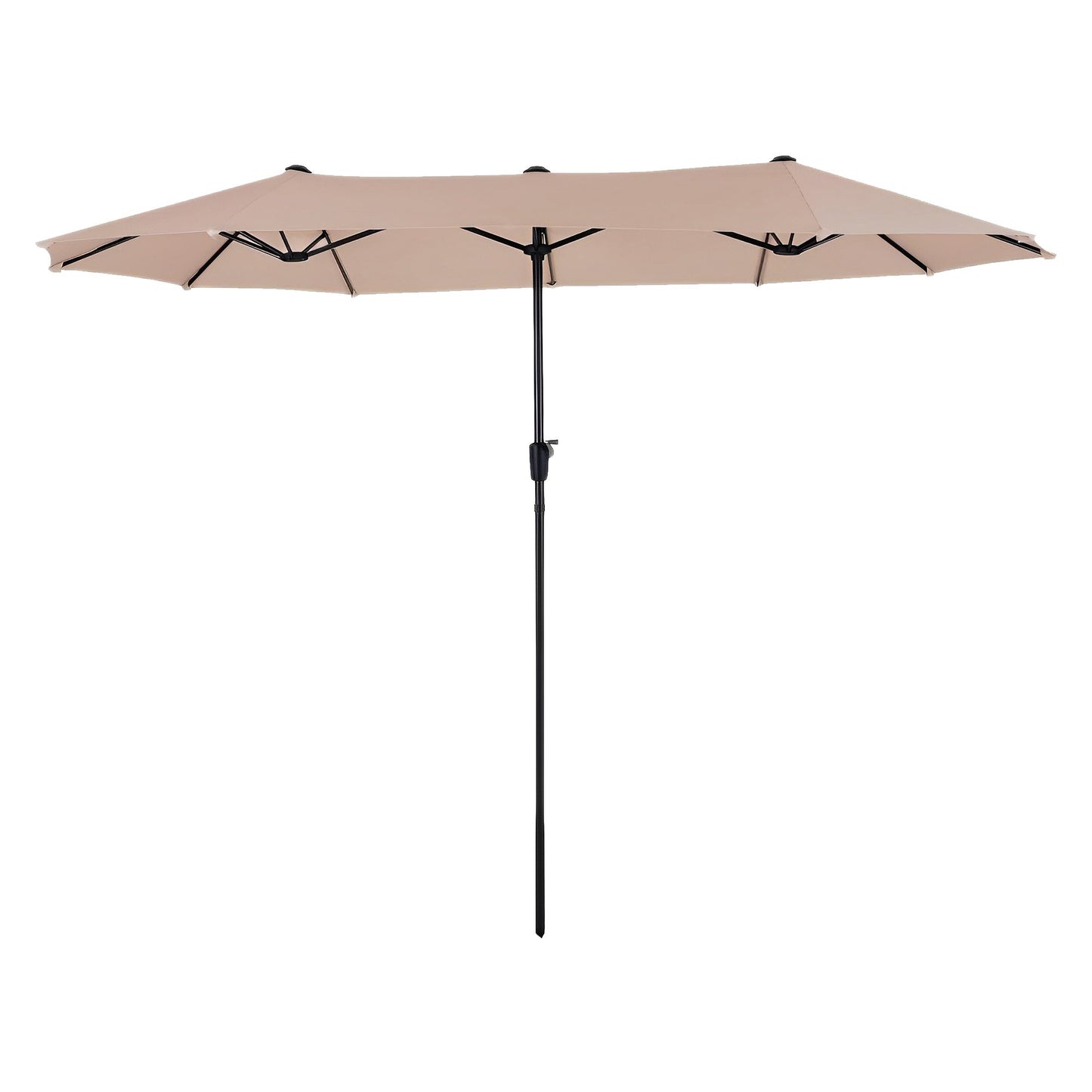 13 ft. Market No Weights Patio Umbrella 2-Side image 1