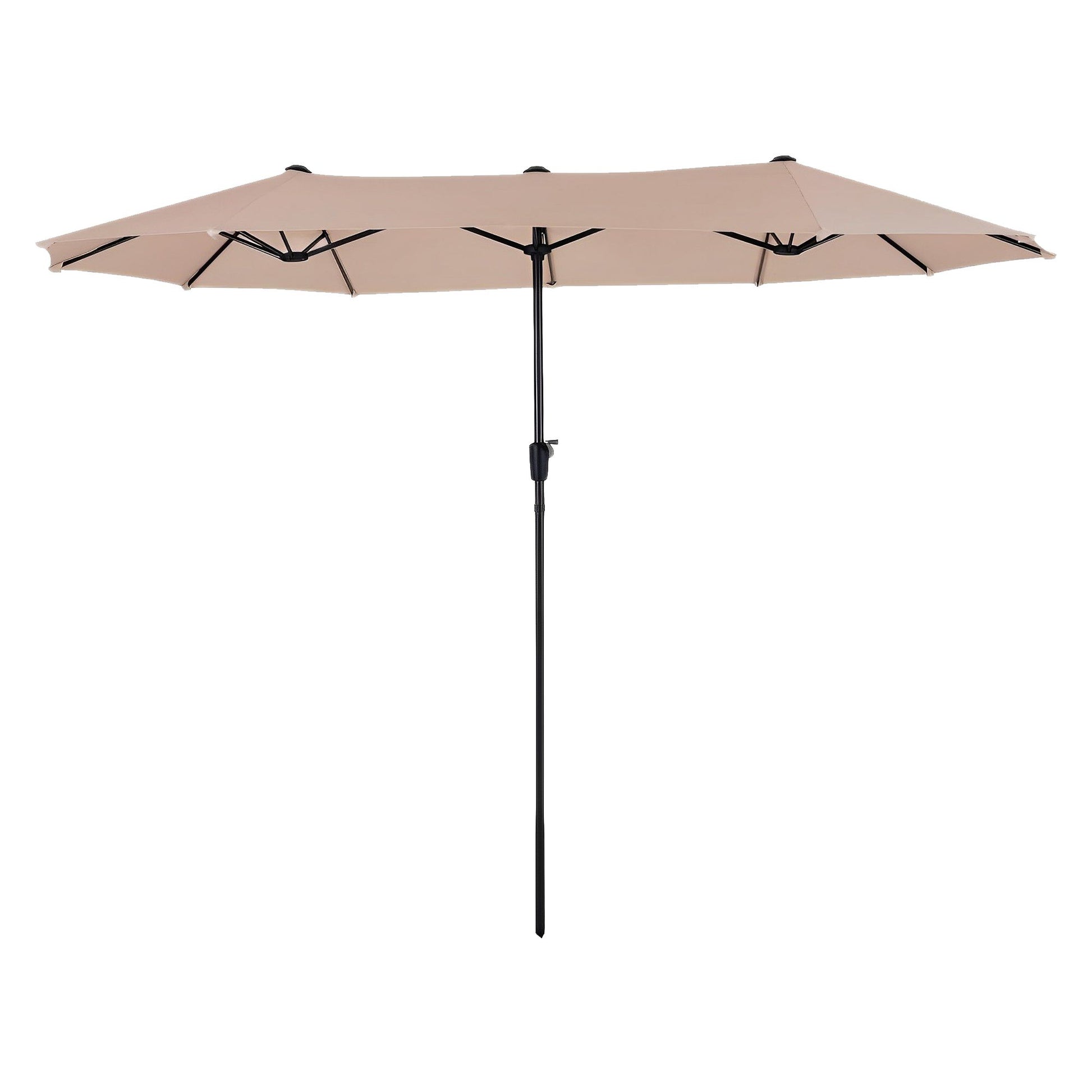 13 ft. Market No Weights Patio Umbrella 2-Side image 1