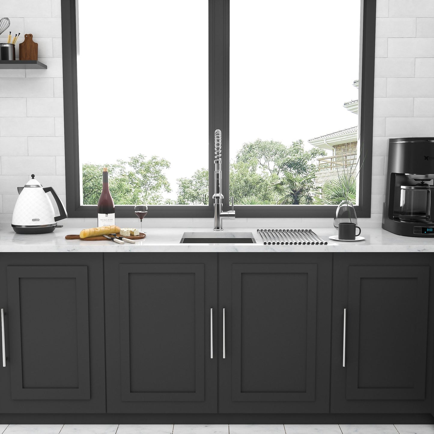 13 Inch Undermount Sink - 13" x 15" x 9" Undermount Stainless Steel Kitchen Sink 16 Gauge 9 Inch Deep Single Bowl Kitche image 4