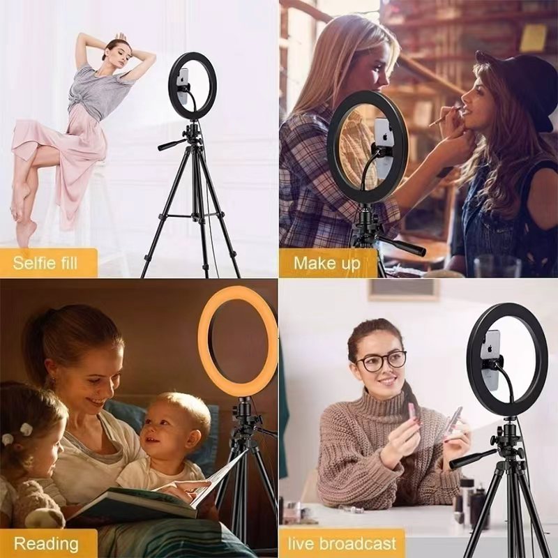 Ring light used for video call lighting
