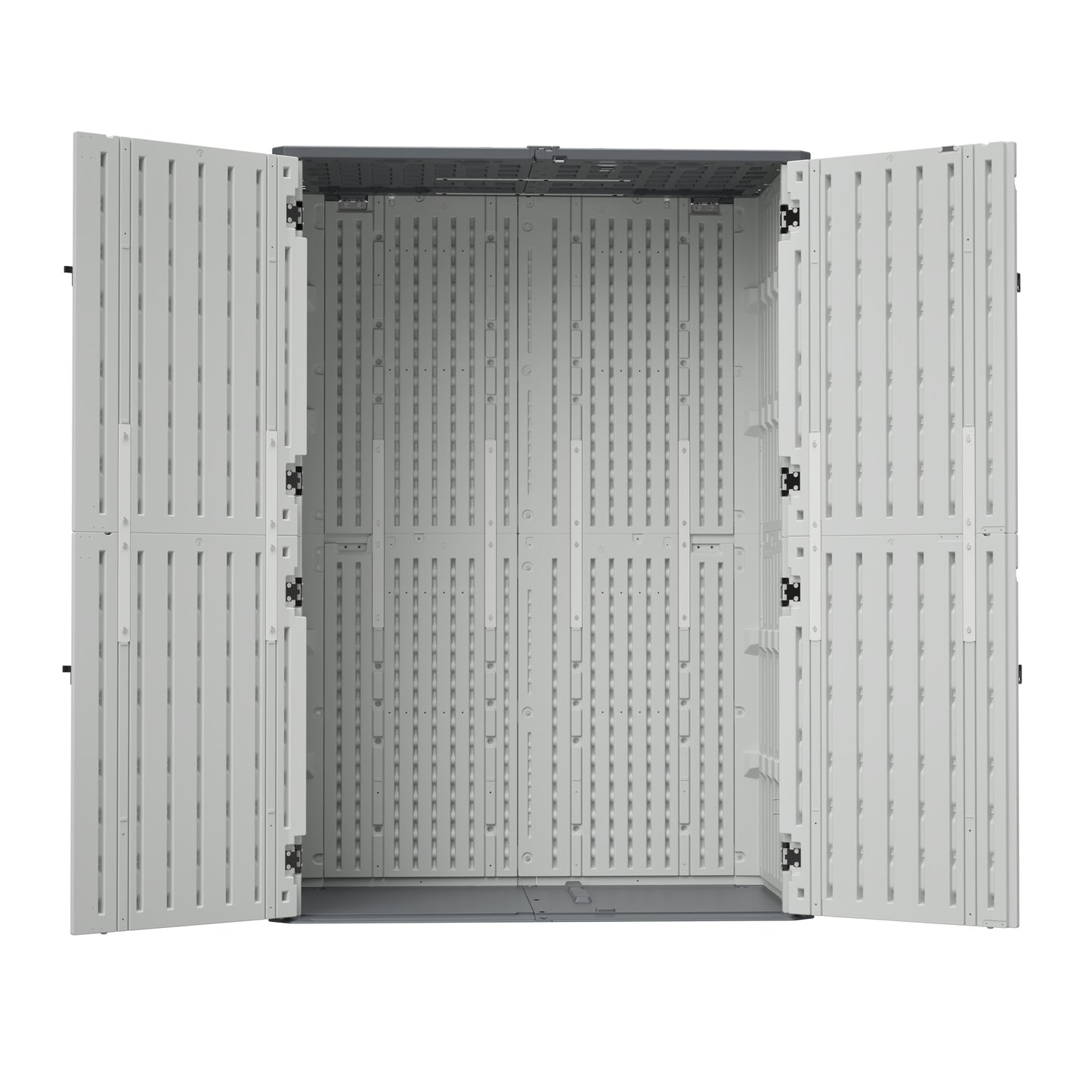 Rust Proof Resin Garden Equipment Storage - Weatherproof, Spacious, UV Resistant Material, Non-Partitioned image 11