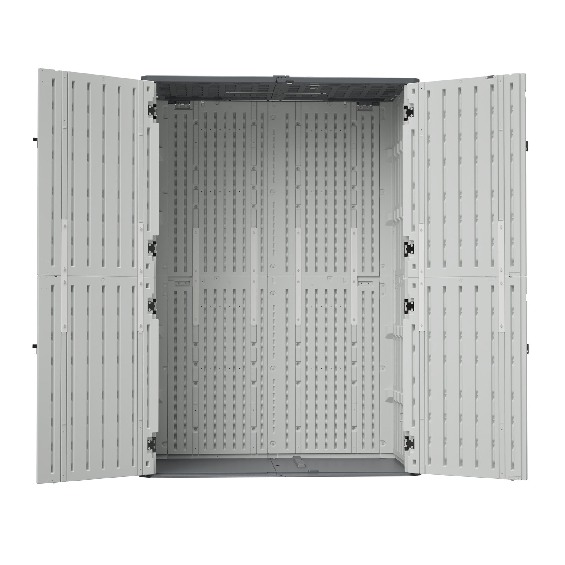 Rust Proof Resin Garden Equipment Storage - Weatherproof, Spacious, UV Resistant Material, Non-Partitioned image 11