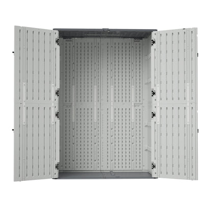 Rust Proof Resin Garden Equipment Storage - Weatherproof, Spacious, UV Resistant Material, Non-Partitioned image 11