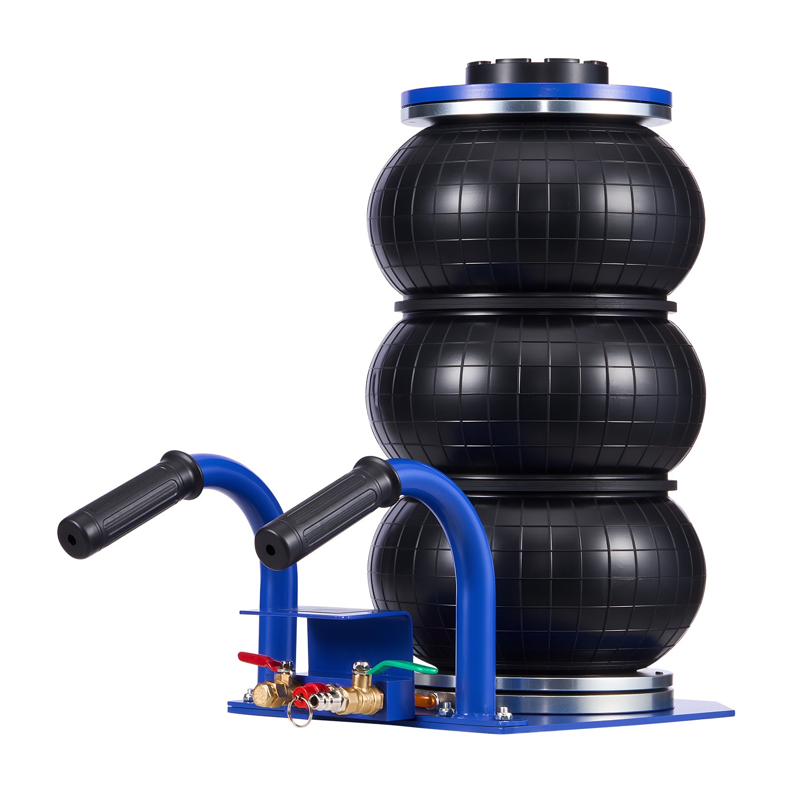 Air Jack, 3 Ton/6613 lbs Triple Bag Air Jack, Airbag with Six Steel Pipes, Lift Up to 17.7 inch/450 mm, 1-6 s Fast Lifting Pneumatic with Short Handles for Car, SUV, Pickup Truck Repair, Garage image 1