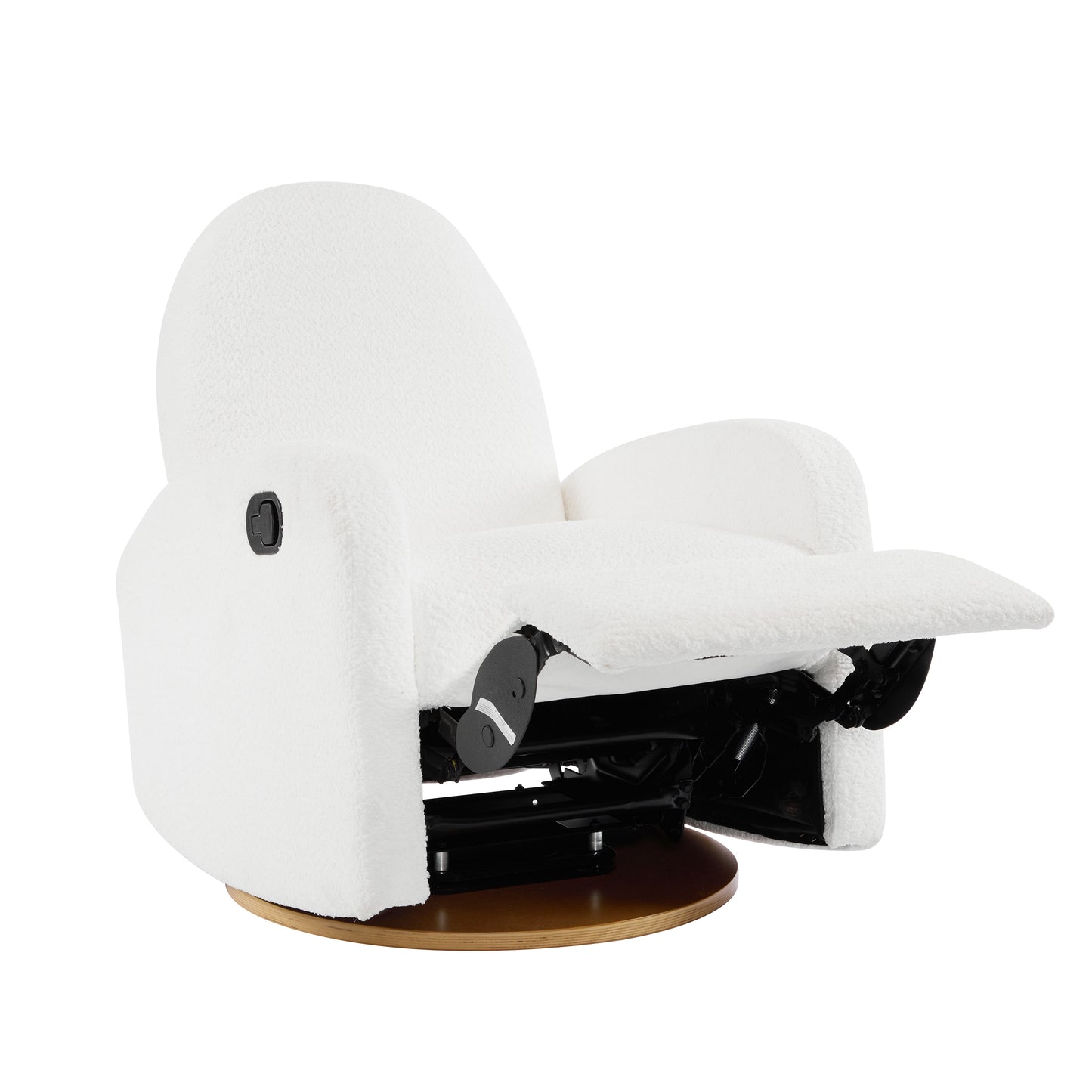 360 Swivel and Glider Recliner Chair-Beige image 5