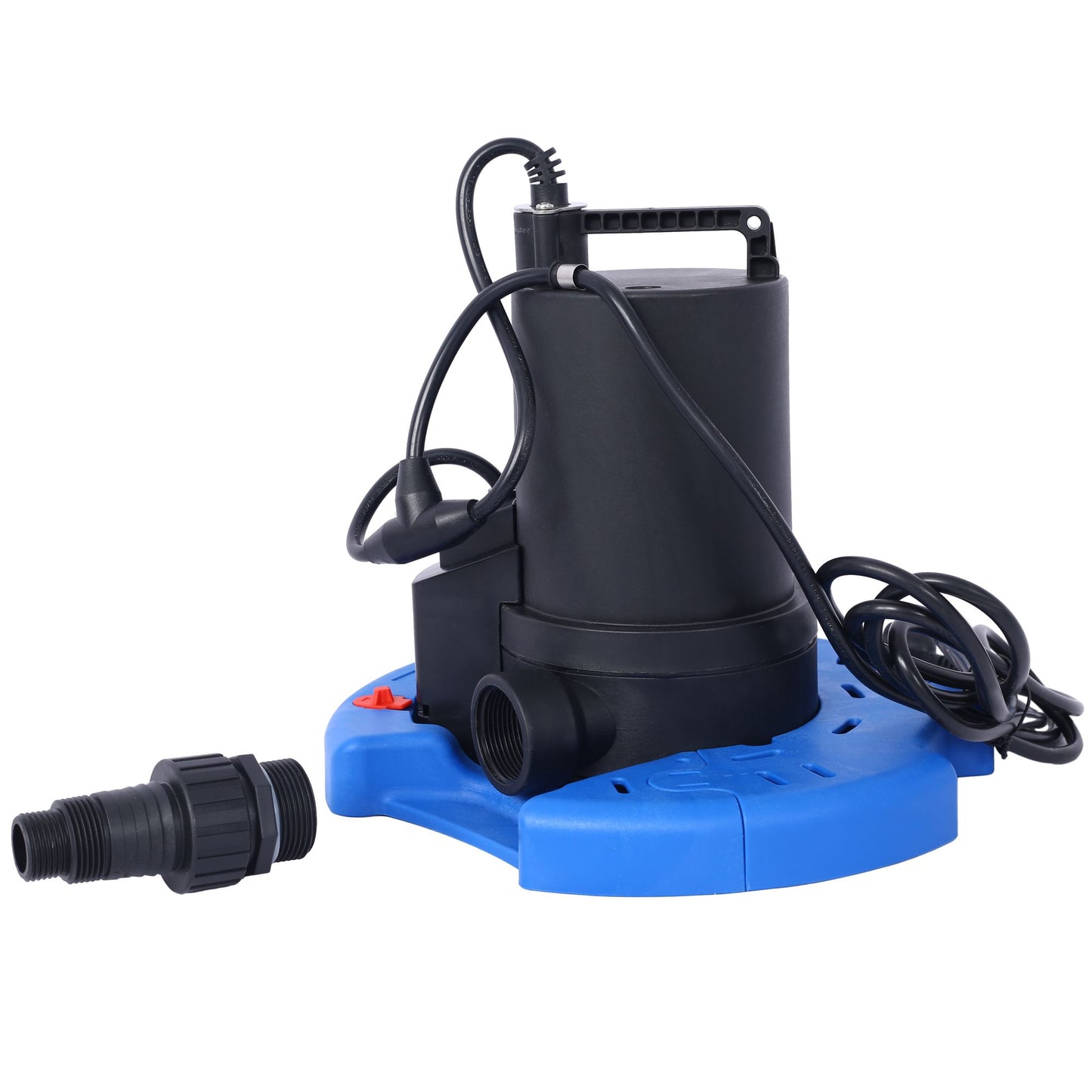 1/4 HP Automatic Swimming Pool Cover Pump 120 V Submersible with 3/4 Check Valve Adapter1850 GPH Water Removal for Pool, image 5