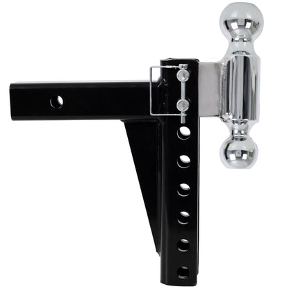 Adjustable Dual Ball Mount,12,000 lb & 10,000 lb Towing Capacity,Dual Hitch Balls (2" & 2‑5/16"), Fits 2" Receiver image 3