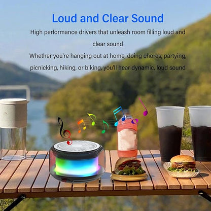Small wireless speaker for travel and adventure
