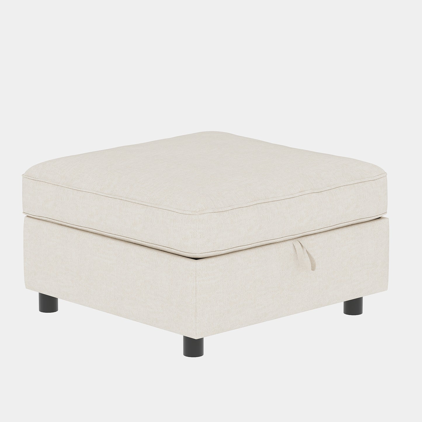 Armless Seat for Modular Sectional Sofa, Convertible Sofa Seat With Storage, Sleeper Sectional Sofa Set, Fabric Flexible Modular Combinations for Living Room(2PCS) image 3