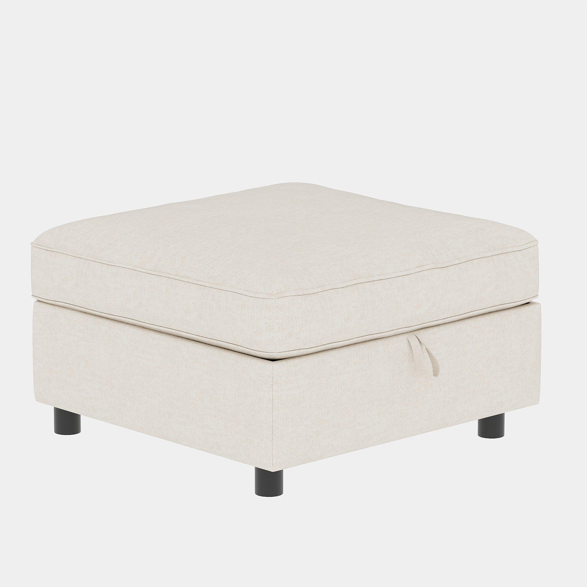 Armless Seat for Modular Sectional Sofa, Convertible Sofa Seat With Storage, Sleeper Sectional Sofa Set, Fabric Flexible Modular Combinations for Living Room(2PCS) image 3