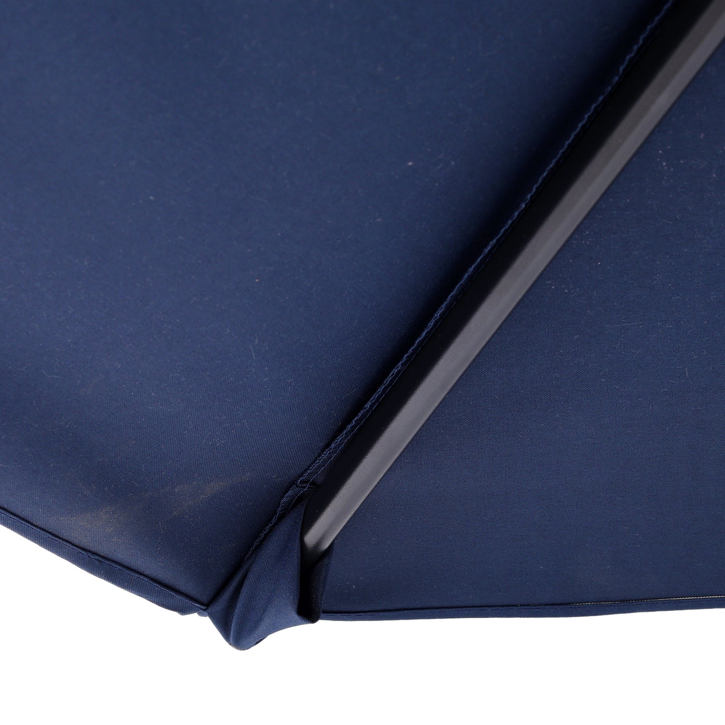 7.5 FT Patio Umbrella, Outdoor Market Yard Umbrella, Sun Shade Umbrella with Push Button Tilt and Crank Mechanism for Garden, Deck, Pool and Backyard, Not Include Umbrella Base, Blue image 9