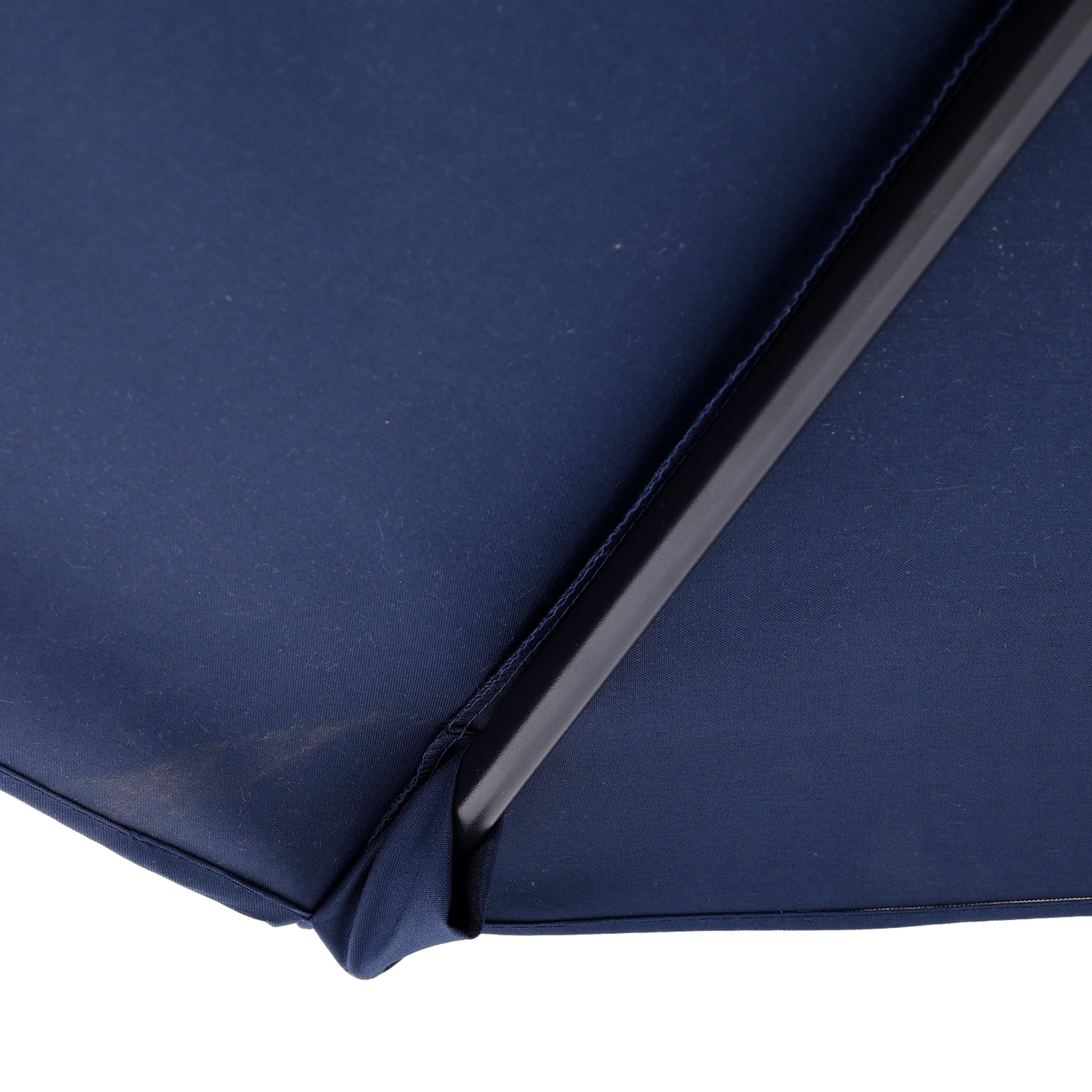 7.5 FT Patio Umbrella, Outdoor Market Yard Umbrella, Sun Shade Umbrella with Push Button Tilt and Crank Mechanism for Garden, Deck, Pool and Backyard, Not Include Umbrella Base, Blue image 9