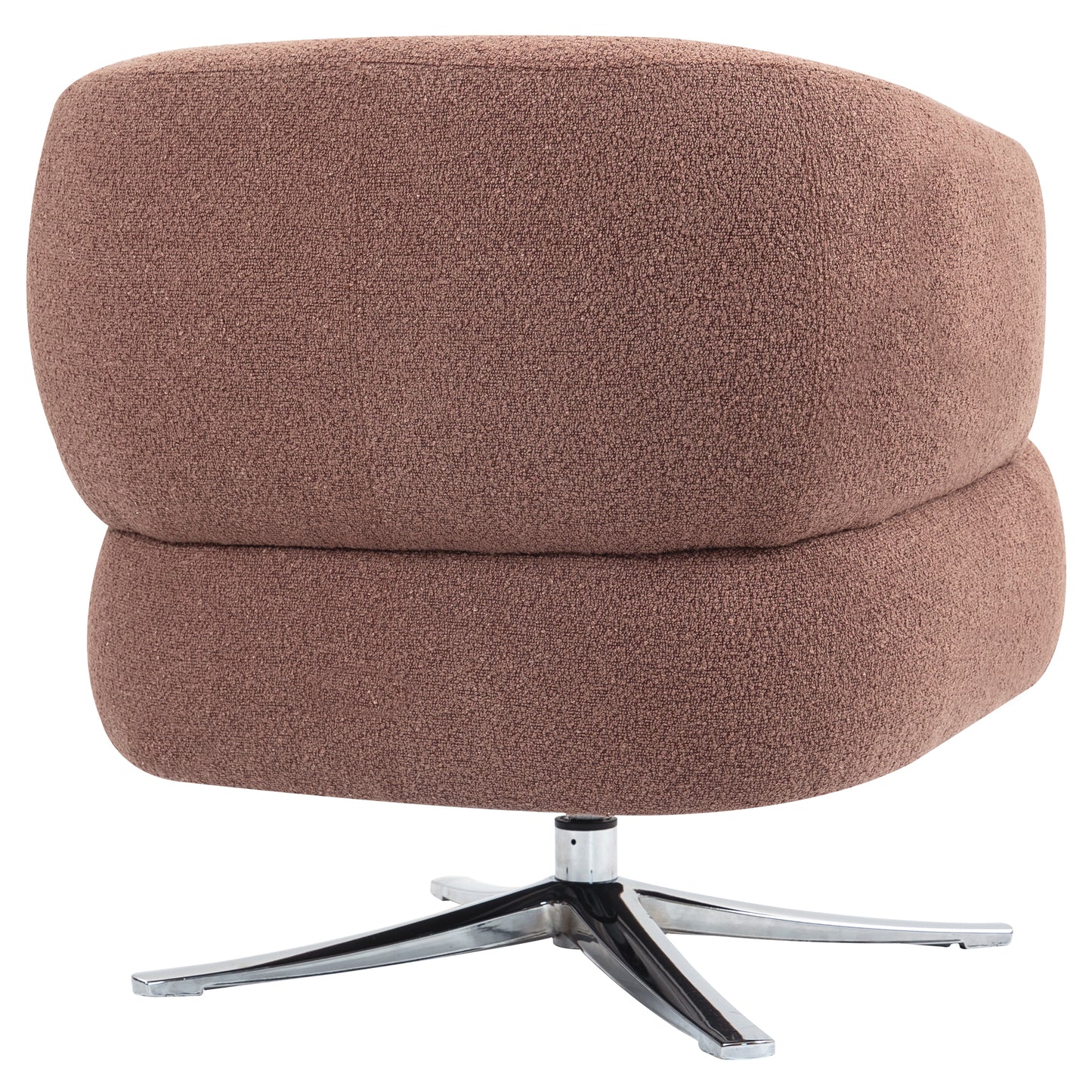 Cuddle-style leisure swivel sofa chair, suitable for balconies, studies and living rooms, Red image 4