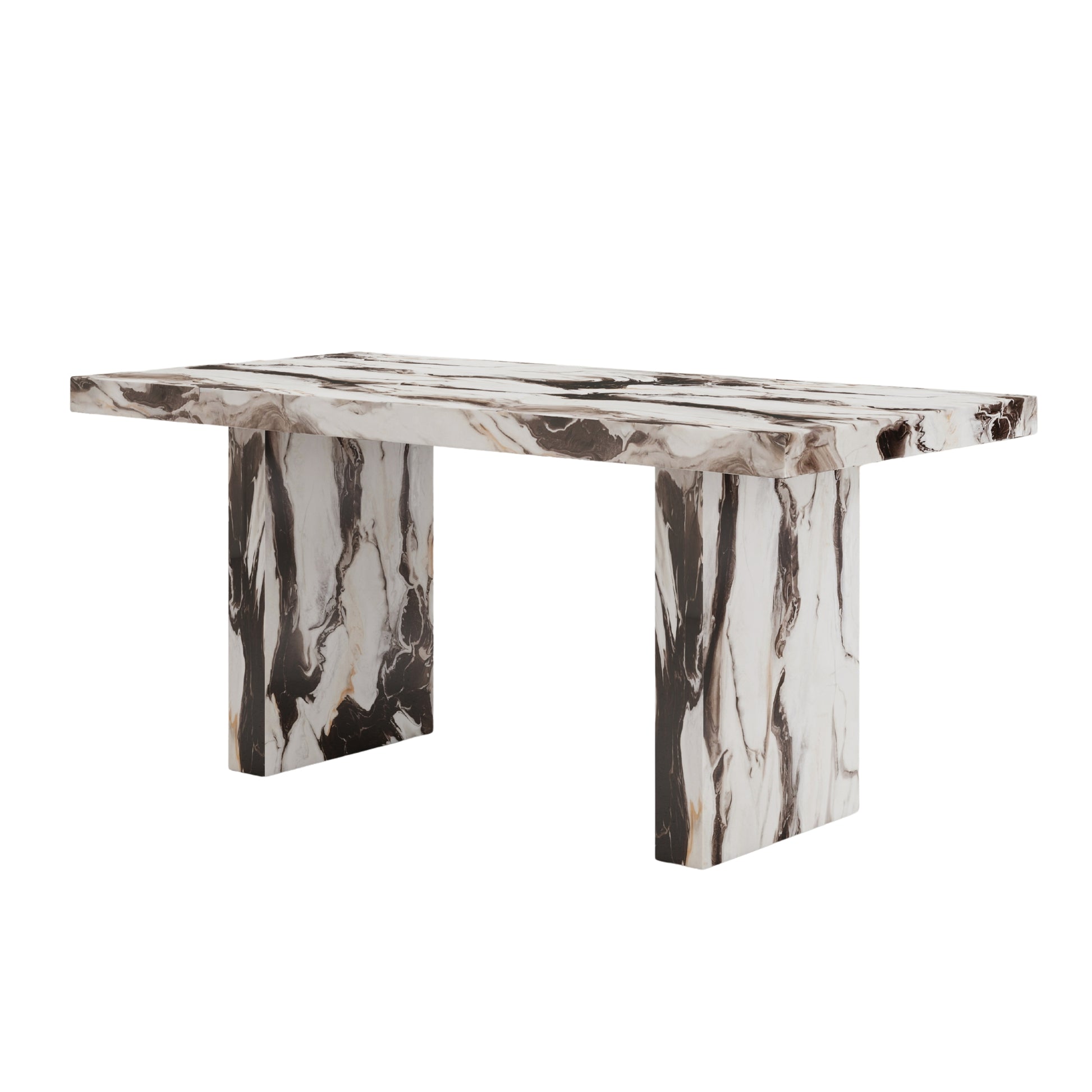 Cavira Modern Faux Marble Counter Height Dining Table image 7