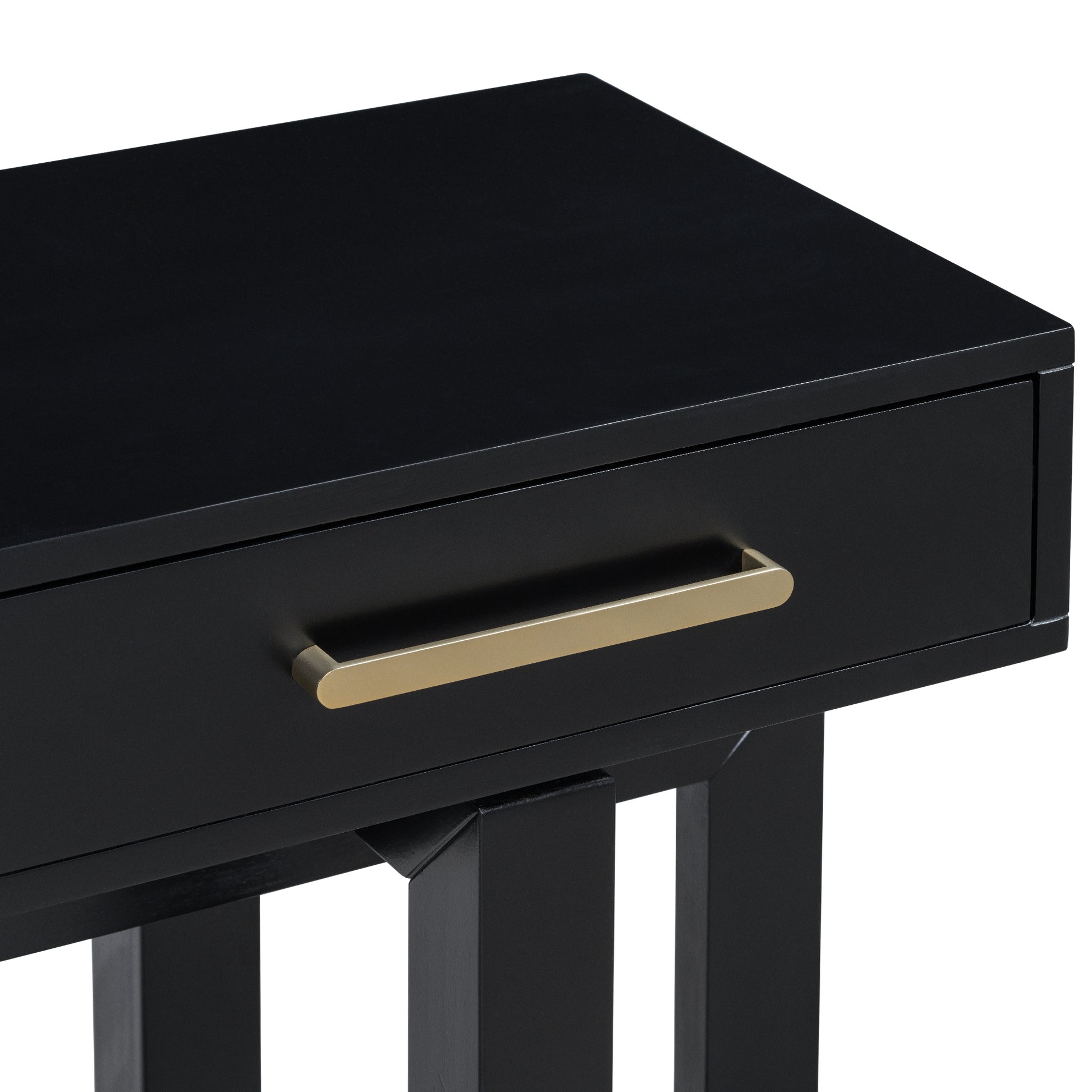U_STYLE Elegant Console Table with Three Drawers, Extra Long Entryway Table for Entryway, Hallway, Living Room, Foyer, Corridor image 11