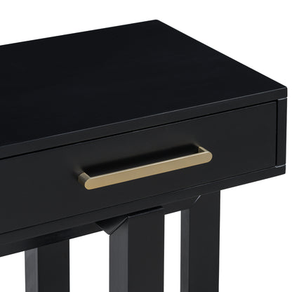 U_STYLE Elegant Console Table with Three Drawers, Extra Long Entryway Table for Entryway, Hallway, Living Room, Foyer, Corridor image 11
